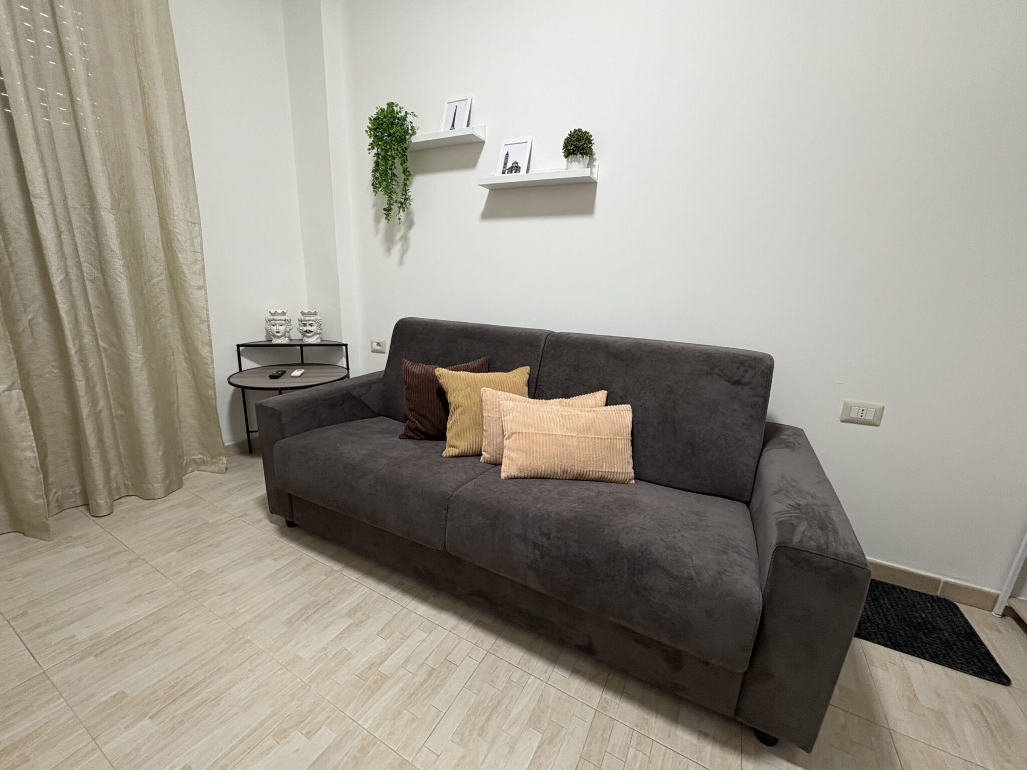 Comodo divano letto nella zona living